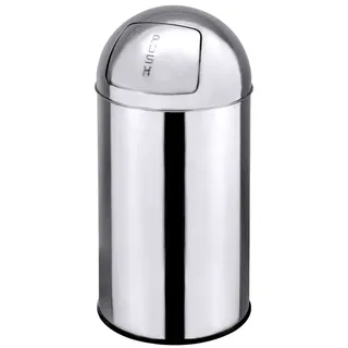 Contacto Push-Abfallbehälter 40 l Silber