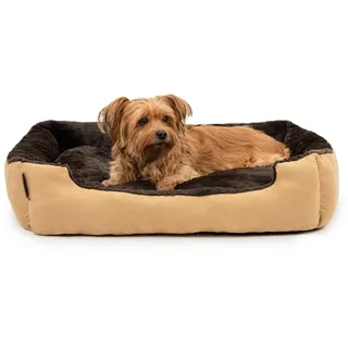 LIONTO Hundekissen Lionto 75 x 60 cm beige/braun