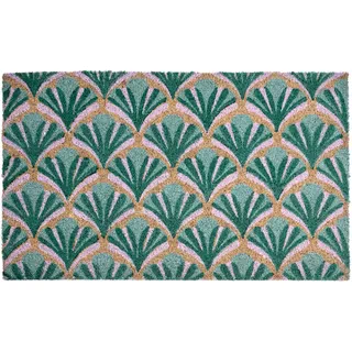 Beliani Tatalik 45 x 75 cm Grün/Beige