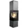 S links Ø 150 7 kW Granit/Schwarz