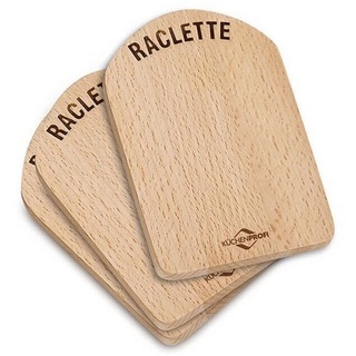 Küchenprofi Raclette Küchenprofi Raclette Brettchen Holz 4er Set