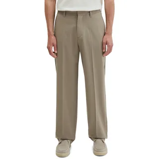 Marc O'Polo Weite Hose mit Woll-Anteil Modell MOSSBO, DFB' - Marc O'Polo × DFB Travel Collection, Taupe, 33/32