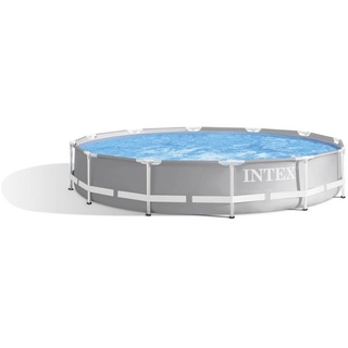 Intex Frame Pool Set Prism Rondo mit Zubehör, 366 x 99 cm