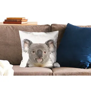 MuchoWow Dekokissen Koala - Koala Bär - Mädchen - Jungen - Tiere, Kissenbezug, Sofakissen, Dekokissenbezug ohne Füllung, 45x45 cm bunt 45 cm x 15 cm x 45 cm