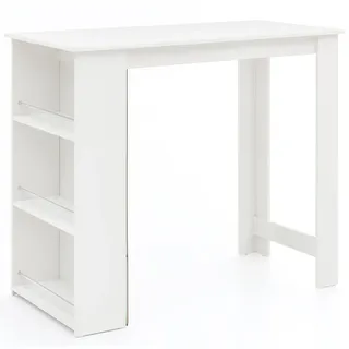 KADIMA DESIGN Küchentresen Gander 120 x 60 x 107,5 cm Weiß