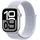 GPS + Cellular 42 mm Aluminiumgehäuse silber Sport Loop Blaue Wolke