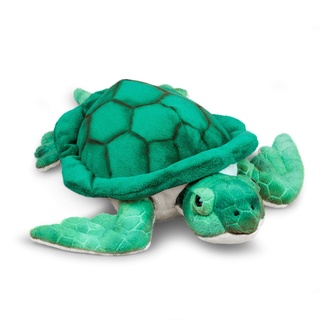Animigos Plüschtier Schildkröte, Stofftier im realistischen Design, kuschelig weich, ca. 30 cm groß