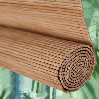 Bambus Jalousien Vorhang Außenrollos,Bambusrollo,Outdoor Bambus Raffrollos,Natürliche Vintage-Bambus-Rollo Mit Lifter,Sonnenschutz-Sichtschutz Rollläden,Können Angepasst Werden (W85xH160cm/33x63in)