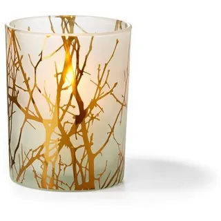 philippi Windlicht Forest Glas Gold