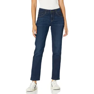 Democracy Damen Ab Solution Straight Leg Jeans, Indigo, 38 Zierlich - 38 Petite