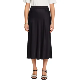 ESPRIT Damen 044ee1d333 Rock, 001/Black, 38 - 38