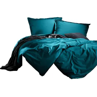 Lorena, Bettwäsche, Uni Classic Stehsaum (Bettwäsche Set, 135x200 cm + 80x80 cm)