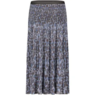 Betty Barclay Maxirock Damen Animalprint Blau/Braun 38