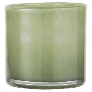 Ib Laursen Blumentopf Ib Laursen Topf Venecia durchgefärbtes grünes Glas (10x10cm)