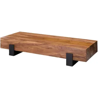 WOHNLING Couchtisch Wohnzimmertisch Holz Massiv Sofatisch Tisch Wohnzimmer