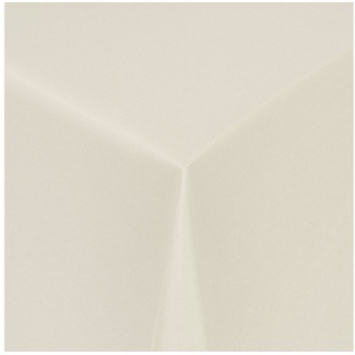 Moderno Tischdecke Tischdecke Stoff Damast Uni Design Jacquard mit Saum, Oval 140x190 cm beige
