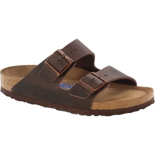 Birkenstock Arizona Weichbettung Naturleder geölt schmal habana 40