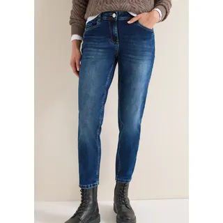 Cecil slim Leg Jeans (mid Blue wash), 29, - 29W / 30L