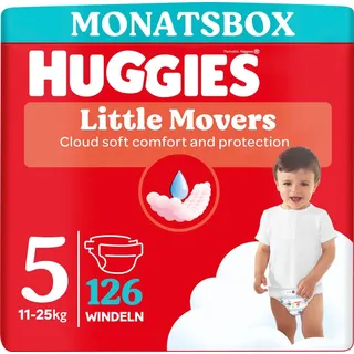 Huggies Little Movers Gr. 5 (12-18 kg) 126 St.