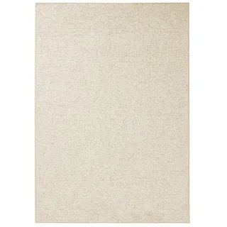 HANSE HOME BT Carpet Wolly Teppich – Wohnzimmerteppich Flachgewebe Kurzflor Woll-Optik Wolle Skandi-Look Esszimmer, Wohnzimmer, Kinderzimmer, Schlafzimmer – Creme, 60x90cm