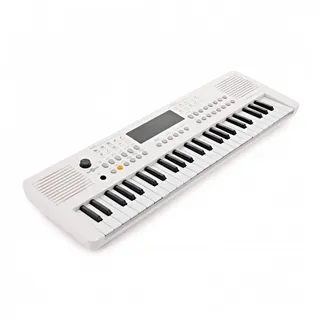 VISIONKEY-2 Tragbares MIDI-Keyboard Piano mit 49 Tasten, e-Piano, weiß | Für Anfänger und Musikbegeisterte, 49 Minitasten, 300 Sounds und Rhythmen, USB-MIDI, Kopfhöreranschluss, Batterie oder USB