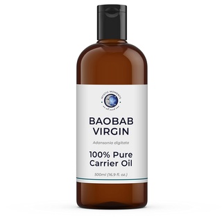 Mystic Moments | Baobab Jungfrau Trägeröl 1 Liter - reines & natürliches Öl perfekt für Haare, Gesicht, Nägel, Aromatherapie, Massage und Ölverdünnung Veganer GVO frei