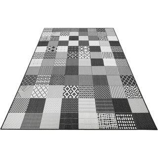 Teppich Chester, Esprit, rechteckig, Höhe: 4 mm, In- und Outdoor geeignet schwarz|weiß 200 cm x 290 cm x 4 mm