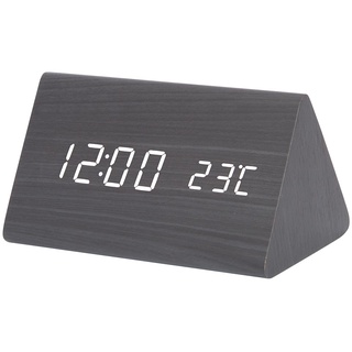 Wecker Digital Holz, Tischuhr Alarm Clock