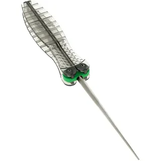 DMT Diafold® Diamant Taschenschleifstab Extrafein | Kompakter Outdoor Wetzstab für Messer und Werkzeuge | Made in USA | FSKE