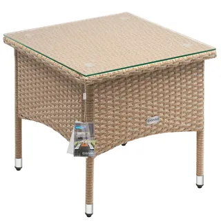 CASARIA Beistelltisch 50 x 50 x 45 cm beige