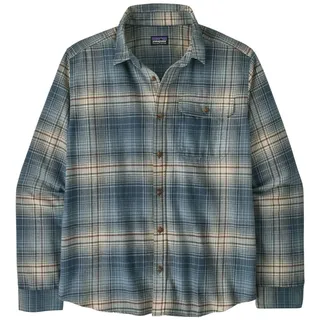 Patagonia Flanellhemd Blau L