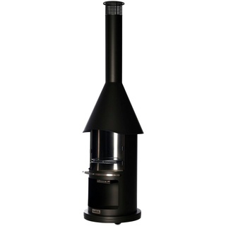 Buschbeck Holzkohlegrill Edelstahlgrill Auckland, schwarz, Edles Design, Premium-Produkt mit Senotherm-Lackierung, Ø65 x H 230 cm schwarz