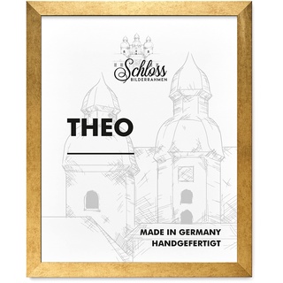 Schloss BILDERRAHMEN Theo 59,4x84 cm DIN A1, Dekor Gold Vintage