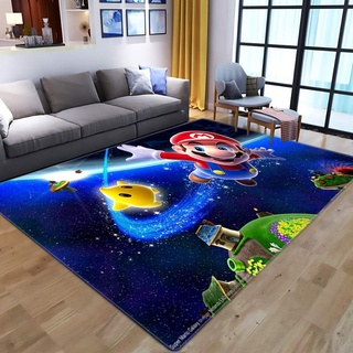 Teppich Kinder 3D-Vorleger Cartoon Moderne Wohnzimmer Schlafzimmer Hauptdekoration Super Mario-Teppichboden-Pad Kinderzimmer Anti-Rutsch-Spiel-Matte (Color : 3, Size : 120 * 180cm)