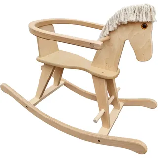 40-107 XXL Exclusives Schaukelpferd aus Holz