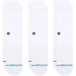 Stance Socken Icon Sneakersocken 3er Pack Weiß 38-42