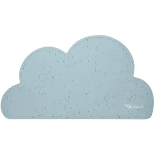 Kindsgut Platzdeckchen Tischset Baby Silikon Wolke, Aquamarin Streusel | Tischset, Unterlage, kinderfreundliches Design, dezente Farben