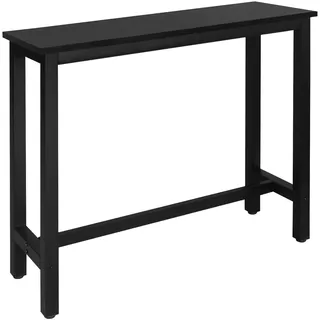 Woltu Bartisch 120 x 40 x 100 cm Schwarz