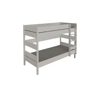 Paidi Etagenbett Tiago 90 x 200 cm Buche massiv grau