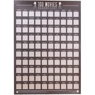 Gift Republic GR630004 100 Filme — Rubbel-Bucket-List-Poster