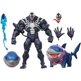 Marvel Legends Series Marvel Rivals Venom & Jeff the Land Shark, vom Videospiel inspirierte Action-Figuren (15 cm) zum Sammeln