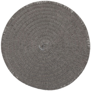 Platzset, Pichler Tischset Wave, rund 38 cm, granit, PICHLER grau