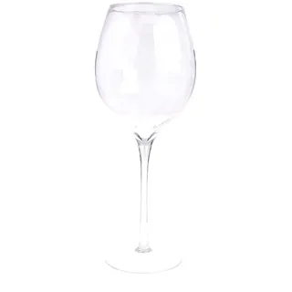 INNA-Glas XXL Stielglas Roger, klar, 50cm, Ø17cm/Ø23cm | XXL Weinglas/Glasvase