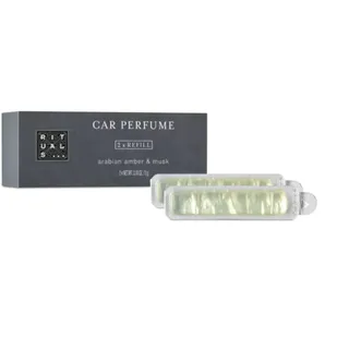 RITUALS Auto Parfüm Refill Homme Car Air Freshener – 2 Nachfüller für das Auto mit Aroma von Amber und Moschus – Auto Duft Nachfüllpack – 2 x 3 g