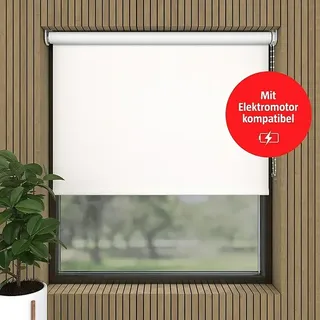 Verdunkelungsrollo  (B x H: 200 x 190 cm, Schneeweiß)