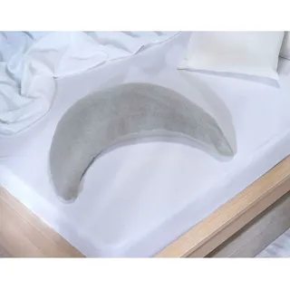 Theraline Plüschmond Baumwolle silbergrau