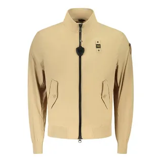 Blauer Outdoorjacke Beige Herrenjacke mit Reißverschluss, Regular Fit, viele Taschen beige M