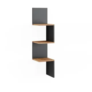Vicco Eckregal Paolo 28 x 116,4 x 28 cm Anthrazit