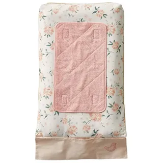 vertbaudet Wickelauflage 2er-Set Frottee-Unterlagen für Baby Wickelauflagen rosa