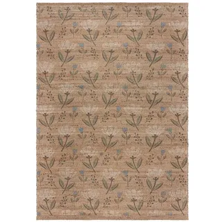 KADIMA DESIGN Jed Juteteppich 80 x 150 cm Braun